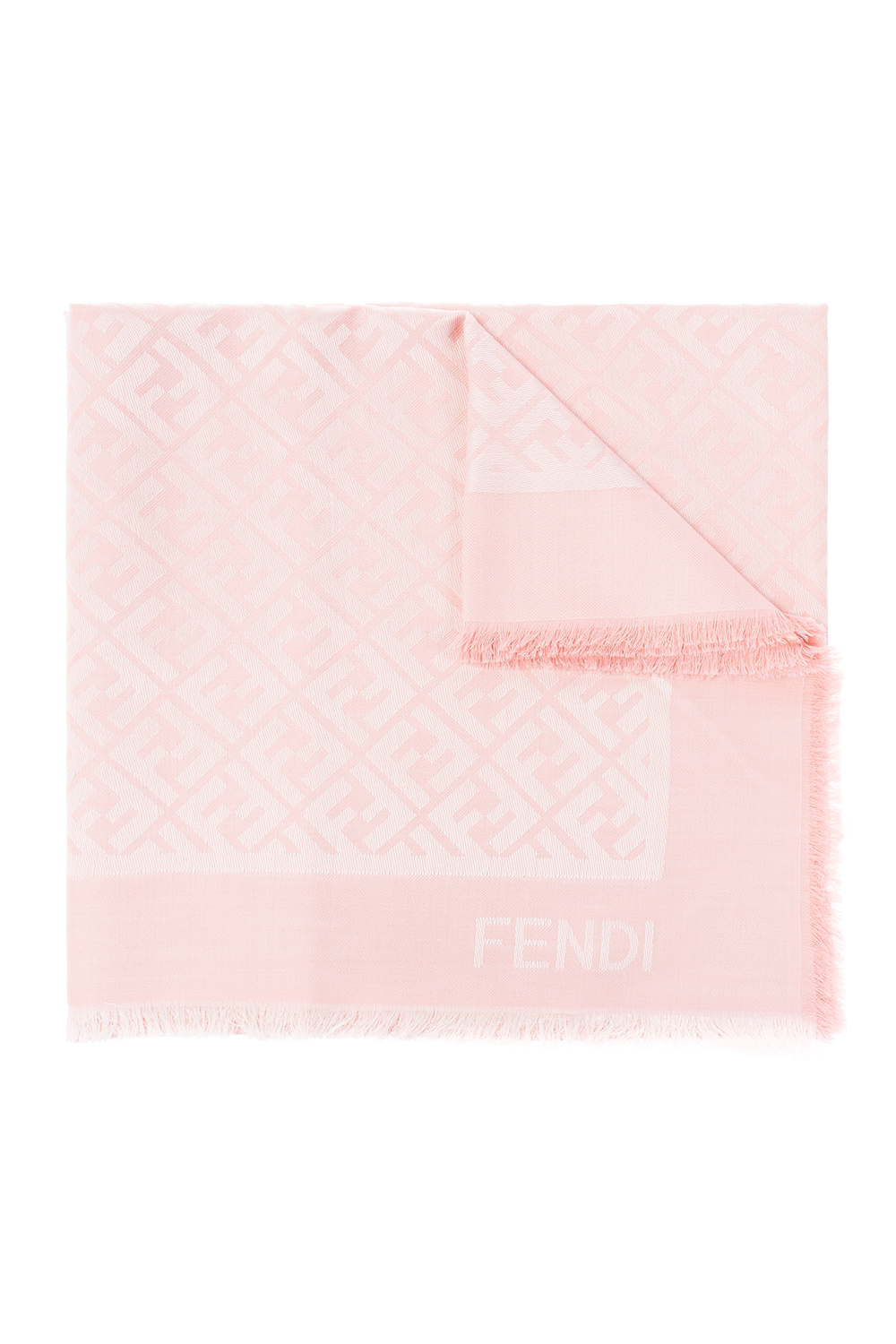 Pink silk and wool clearance shawl fendi